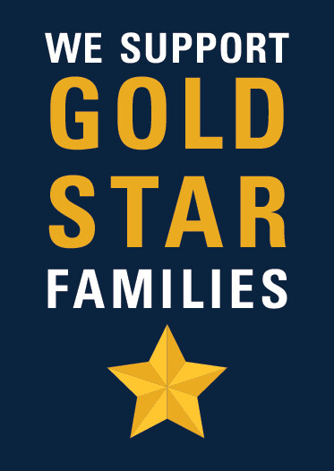 We support Gold Star Families